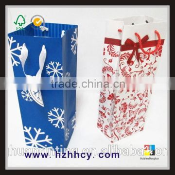 Luxury Style Gift Bag For Wine Small Paper Bag