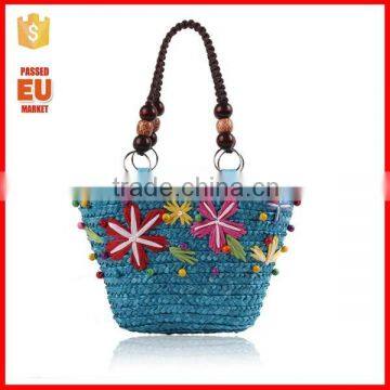 Pretty summer wheat straw handbag& straw handbag