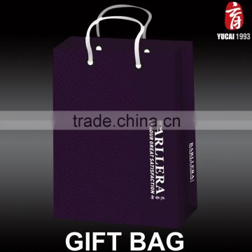 Wholesale Custom Style Purple Print Paper Gift Bag