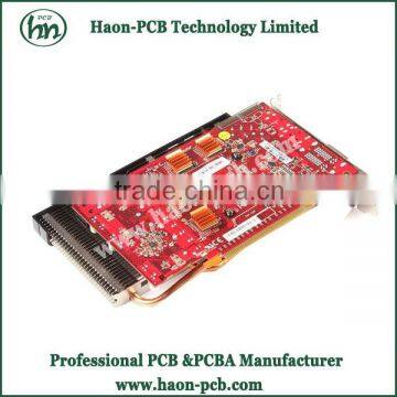 red computer graphics card multilayer PCBA