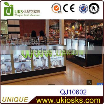 OEM/ODM glass display cabinet/showcase/stand,glass display for cell phone,jewelry,watch,sunglass