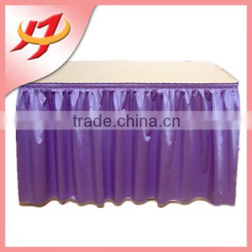 wholesale fancy purple tutu table skirt for wedding and party decoration