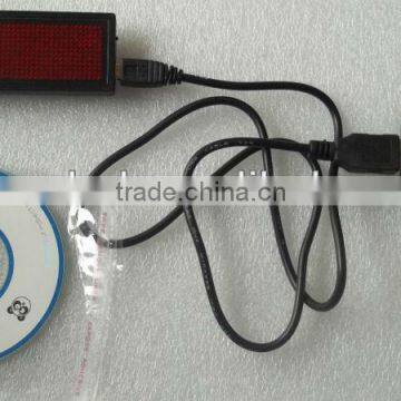 alibaba express china electronic magnetic programmable and usb rechargeable digital magnetic led name plate