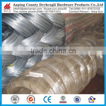 Chinese manufacturer ISO9001 factory hot dipped galvanized oval wire