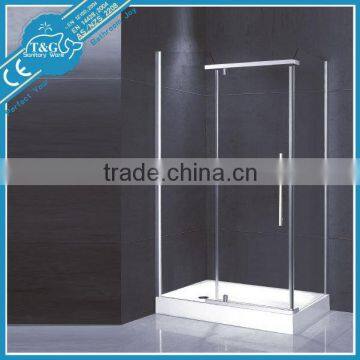 New product fashion Stainless Steel SMC frameless glass shower doors