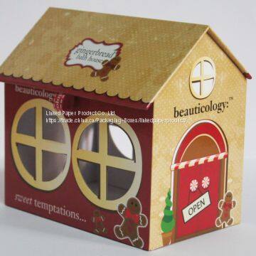 house shape gift box