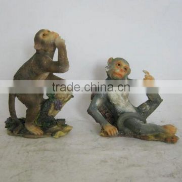 Polyresin monkey figure decoration