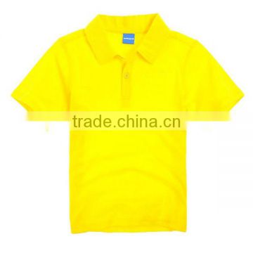breathable and comfortable short sleeve kids polo shirts made of 100% cotton
