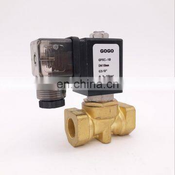 Water heater solenoid valve 1/4 inch brass or stainless steel