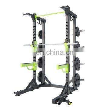 Dhz Fitness Half Rack Body Building Commercial Multi Function Station Workout Gym Equipment