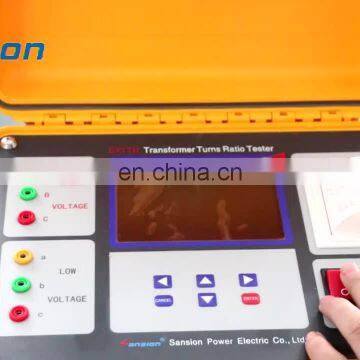 China Factory Supplied Fully Automatic Three Phase Transformer Turns Ratio TTR Tester