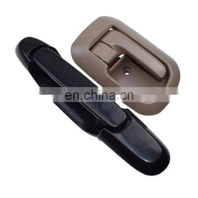 Black Outside Beige Inside Rear Right Door Handles For 98-03 TOYOTA SIENNA NEW