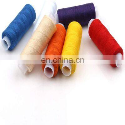 WT 20s/2 High Quality Small Roll 100% Polyester Sewing Thread with Various Colors made in China