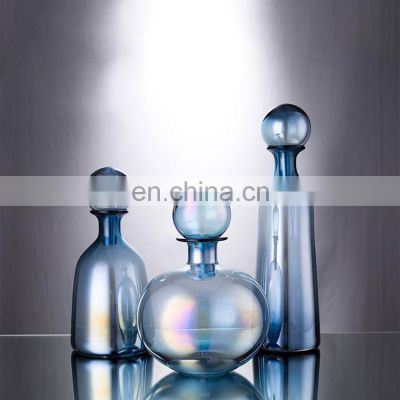 Glass Vase Colored Special Design Glass Food Storage Jar For Home Decoration