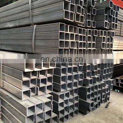 China factory q235b black carbon steel pipes hollow tubes