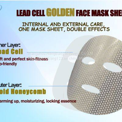 Lead Cell Golden Face Mask Sheet