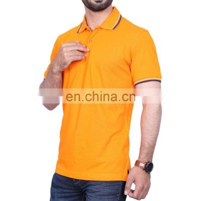 Sialwings prime quality slim fit cotton fashion polo t shirt for men
