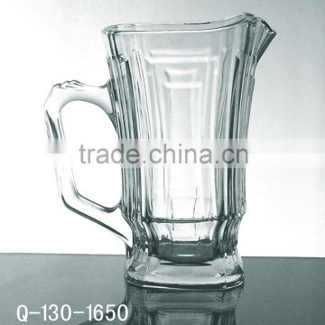 Fancy Glass Mug with Handle, Tableware/Drinkingware
