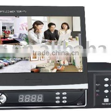7 Inch Flip TFT LCD H.264 Network DVR