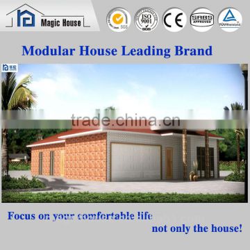 2016 hot sale china modern bungalow style villa/modular prefab kit house villa