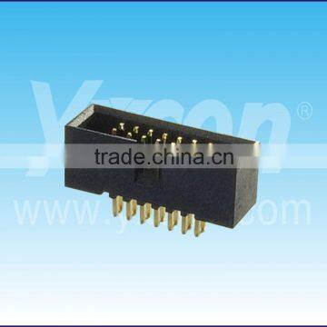 China supplier excellent quality 1.27mm pitch 180 degree box header connector