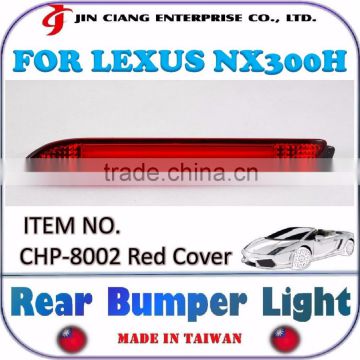 Trend product For LEXUS NX300H BODY KIT Red Brake REAR BUMPER LIGHT
