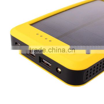 High quality A++ grade 18650 solar battery charger rohs power bank 10000mah