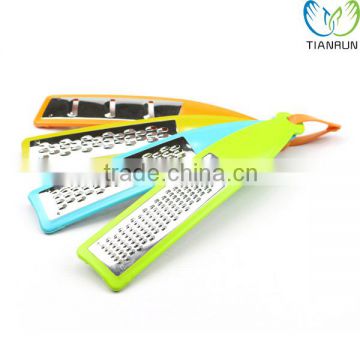 Fashionable Style Popular Good Quality Multifunctional Colorful Stainless Steel Kitchen Food Flat Grater