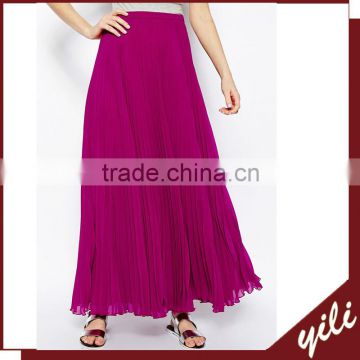 Latest long maxi ruffled table skirt for women high quality product