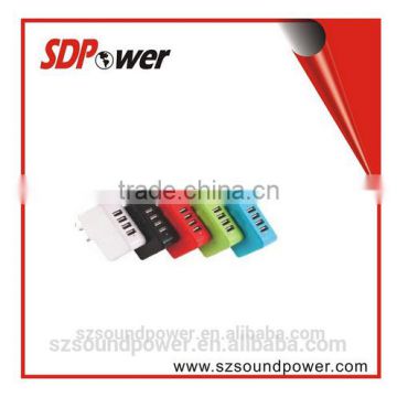 SDPower 5V 5000mA high quality 4USB home charger