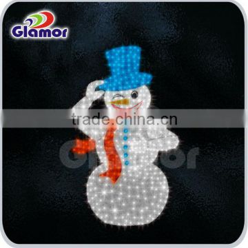 LED cute smile colourful christmas 3D motif snowman