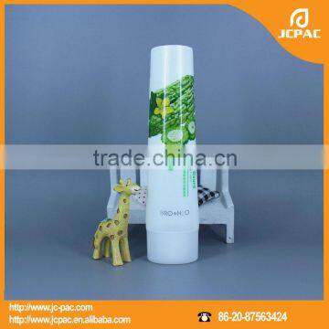 35mm oval cosmetic tube for facial cleanser, empty plastic oval tube