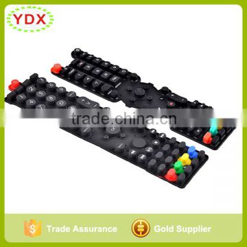 Custom Made Silicone Button Rubber Keypad For TV Remote Control