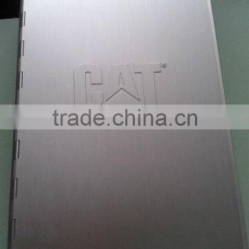 metal A4 logo presentation folder with printing