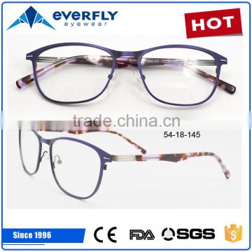 2016 fashion China metal optical frame for eyewear