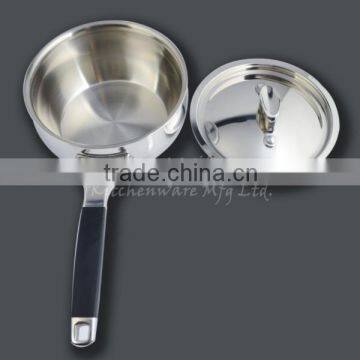 With aluminum layer household cooking stainless pot