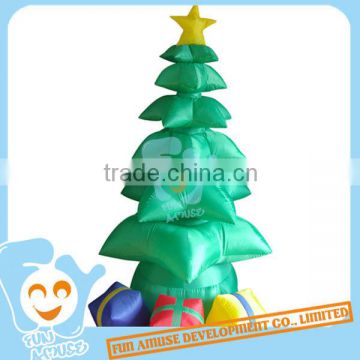Funny inflatable artificial christmas tree