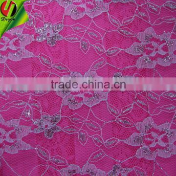 Sliver Beautiful Polyester Fabric For Garment
