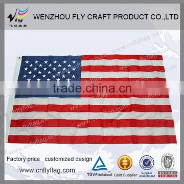 good quality professional silk screen polyester national flag