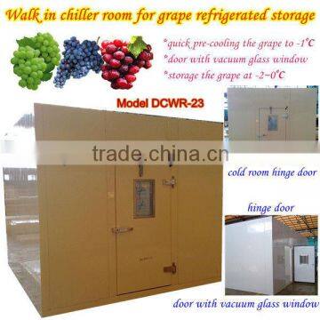 Standard walk in chiller room for grape refrigerated storage