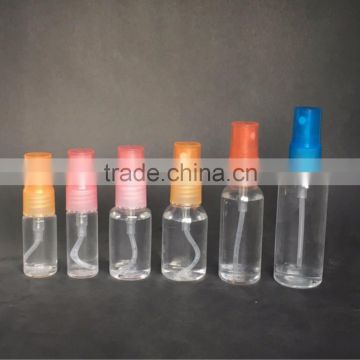 10ml Plastic PET Spray pump bottle flat Shoulder cylinder shampoo bottle boston bottle Sample bottle Medicine lotion bottle