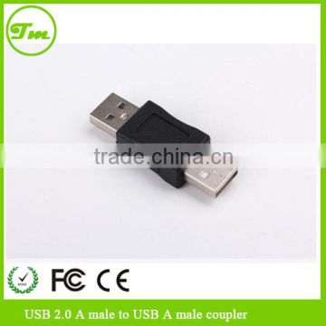 USB 2.0 A male to USB A male coupler adapter converter