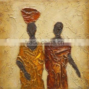 High quality framed african naked woman oil paintings canvas
