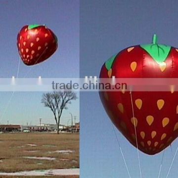 Giant Helium Inflatable Strawberry for Advertising Decoration