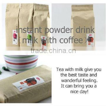 instant powder drink(milk with coffee)