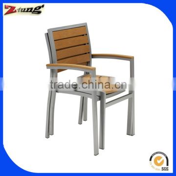 ZT-1173C stacking aluminum polywood Patio chair