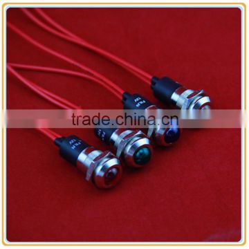 12mm panel mounting hole LED angle indicator with wire leading