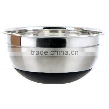 Stainless Steel Mixing Bowl Anti-Skid/Rubberized