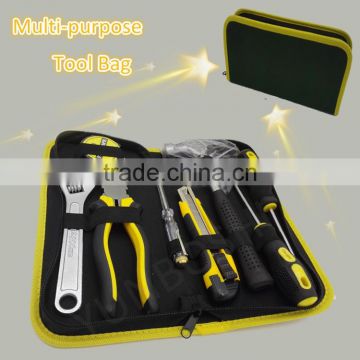 Household Multi-functional 9 pcs Hardware Tool Kit Bag
