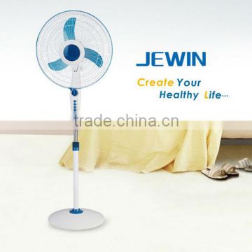 Free standing 16'' plastic electric fan with low noise